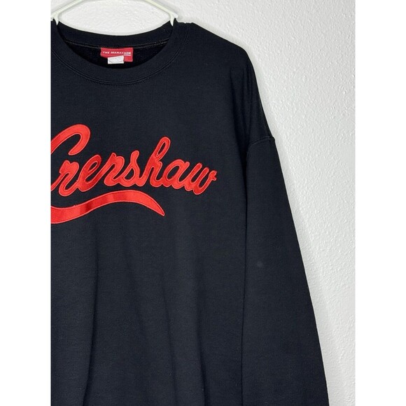 The Marathon Clothing Crenshaw Crewneck Red Black Knit Nipsey Hussle Size Large - Picture 5 of 16